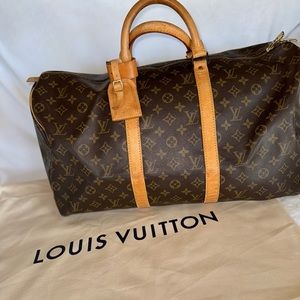 Louis Vuitton Vintage Duffle Keepall 55